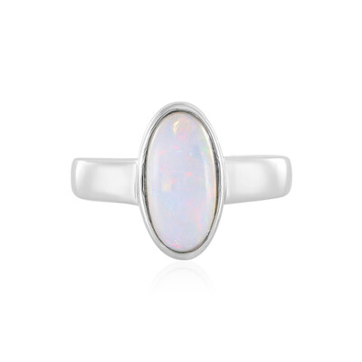Bague en argent et Opale Welo (MONOSONO COLLECTION)