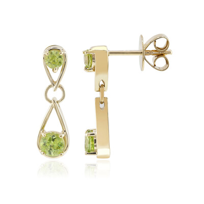 Boucles d'oreilles en or et Sphène de Capelinha