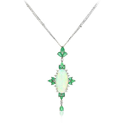 Collier en or et Opale Welo AAA (CIRARI)