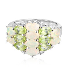 Bague en argent et Opale Welo