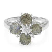 Bague en argent et Spectrolite