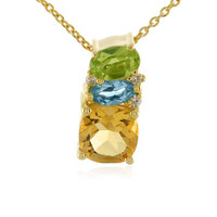 Collier en argent et Citrine