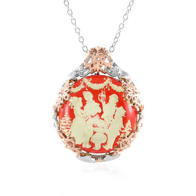 Collier En Ambre Naturel Avec Pendentif En Argent Sterling - Neuf Sans Emballage D'origine