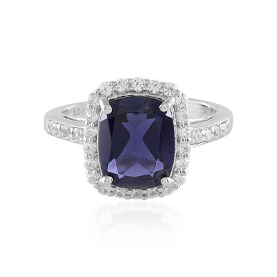 Bague en argent et Iolite