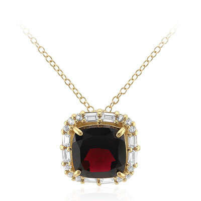 Collier en argent et Grenat d'Inde