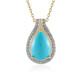 Collier en argent et Turquoise Sleeping Beauty (Faszination Türkis)