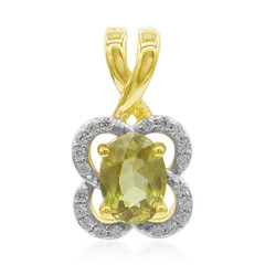 Pendentif en or et Sphène
