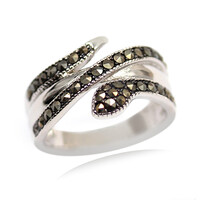 Bague en argent et Marcassite