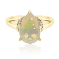 Bague en or et Opale Welo AAA (CIRARI)