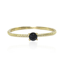 Bague en or et Diamant noir