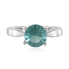 Bague en argent et Fluorite verte