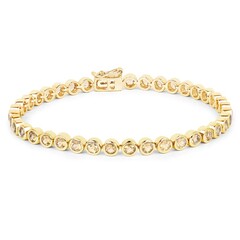 Bracelet en argent et Citrine