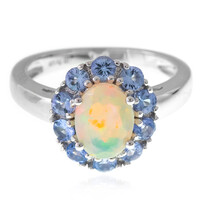 Bague en argent et Opale Welo