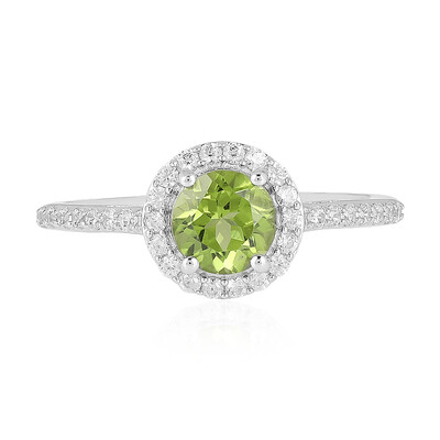 Bague en argent et Péridot