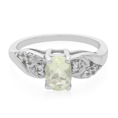 Bague en argent et Orthose