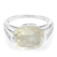 Bague en argent et Orthose