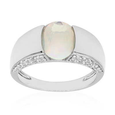Bague en or et Opale Welo