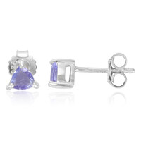 Boucles d'oreilles en argent et Tanzanite