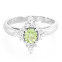 Bague en argent et Tourmaline Paraïba