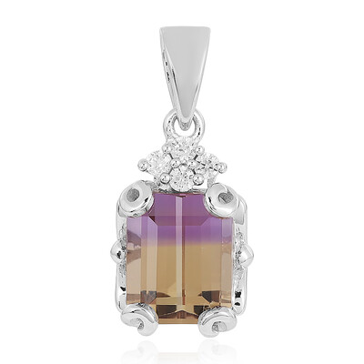 Pendentif en argent et Amétrine