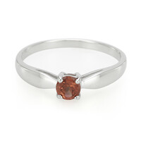 Bague en argent et Grenat de Malaya