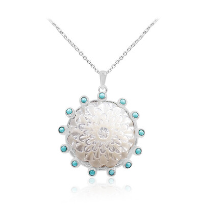 Collier en argent et Nacre (Anne Bever)