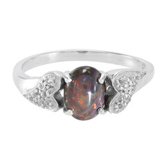 Bague en argent et Opale Mezezo