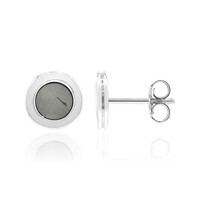 Boucles d'oreilles en argent et Météorite d'Alétaï