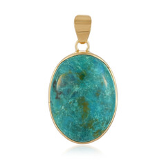 Pendentif en argent et Chrysocolle (Bali Barong)