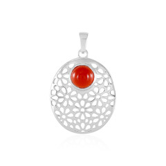 Pendentif en argent et Onyx rouge