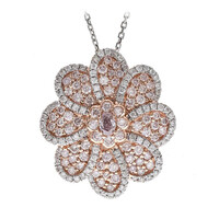 Collier en or et Diamant rose I1 (CIRARI)
