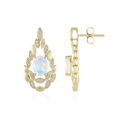 Boucles d'oreilles en or et Opale Welo AAA (de Melo)