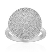Bague en argent et Zircon