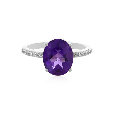 Bague en argent et Améthyste de Sibérie