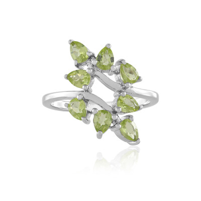 Bague en argent et Péridot