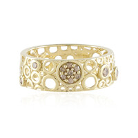 Bague en or et Diamant champagne I2 (Ornaments by de Melo)