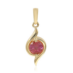 Pendentif en or et Pezzottaïte