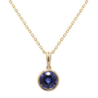 Collier en or et Tanzanite AAA (CIRARI)