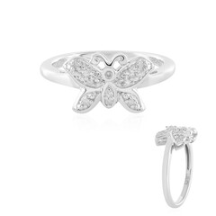 Bague en argent et Diamant SI1 (I)