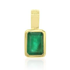Pendentif en or et Emeraude de Zambie