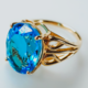 Bague en or et Topaze de Marambaia