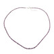 Collier en argent et Diamant pourpre (CUSTODANA)