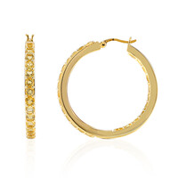 Boucles d'oreilles en argent et Citrine