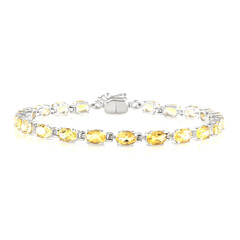 Bracelet en argent et Citrine