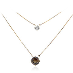 Collier en or et Tanzanite non chauffée (de Melo)