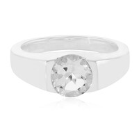 Bague en argent et Quartz blanc