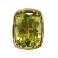 Pendentif en argent et Quartz de l'Ouro Verde