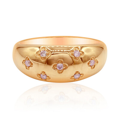 Bague en or et Diamant rose I3 d'Argyle (Mark Tremonti)
