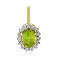 Pendentif en or et Sphène