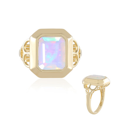 Bague en argent et Opale Welo